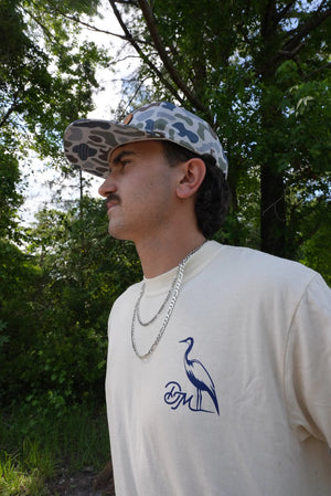 Dirty Marsh Heron Flag Tee