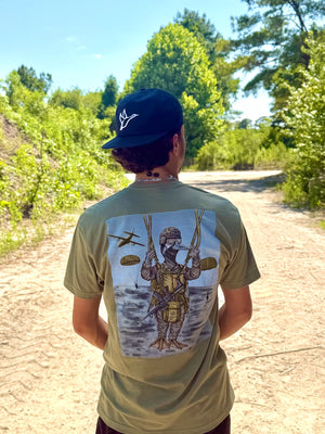 Combat Waterfowl Paratrooper Tee