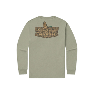 Southern Marsh Branding Tee - Inflight Badge - Long Sleeve