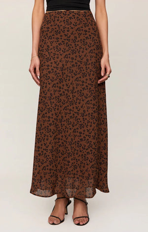 Z Supply Europa Leopard Maxi Skirt