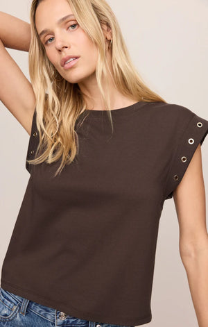 Z Supply Camino Grommet Muscle Tee