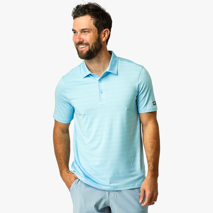 AFTCO MFG Men's Polo Aftco Link SS Performance Polo Shirt