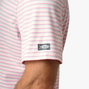 AFTCO MFG Men's Polo Aftco Link SS Performance Polo Shirt