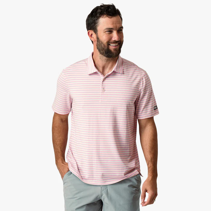AFTCO MFG Men's Polo Aftco Link SS Performance Polo Shirt
