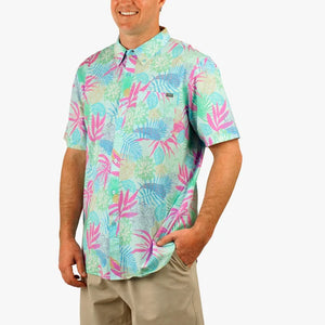 AFTCO MFG Men's Sport Shirt Aftco Boatbar SS Button Down Shirt