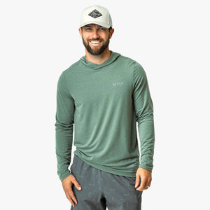 AFTCO MFG Men's Tees Aftco Ocean Bound LS Sun Protection Hoodie