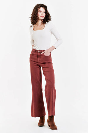DEAR JOHN DENIM Women's Jeans CINNAMON / 24 Dear John Fiona Super High Rise Wide Leg Jeans || David's Clothing 157CNM