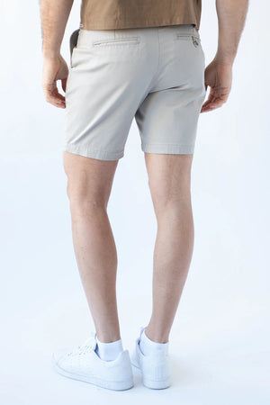 DEVIL DOG Men's Shorts Devil-Dog Chino Short 7" - Putty || David's Clothing
