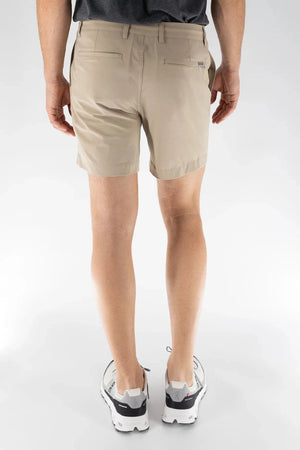 DEVIL DOG Mens Shorts Devil Dog Hybrid Short 6" - Sand || David's Clothing