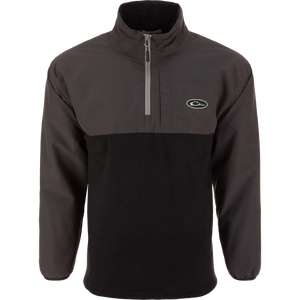 DRAKE CLOTHING CO. Men's Pullovers BLACK OYSTER / S MST Quarter Zip Refuge Eqwader Jacket DS7355BOY