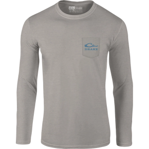 DRAKE CLOTHING CO. Men's Tees Drake Retro Wood Duck Long Sleeve T-Shirt
