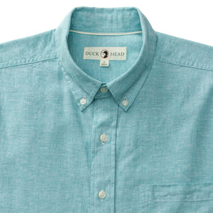 DUCK HEAD Men's Sport Shirt Duck Head Linen Cotton Oxford Sport Shirt || David's Clothing