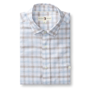DUCKHEAD Men's Sport Shirt Duck Head Linen Cotton Oxford Sport Shirt