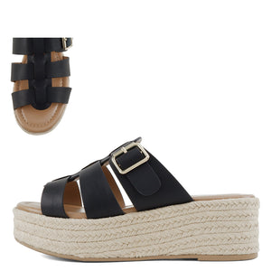 FORTUNE DYNAMIC Women's Shoes BLACK / 5.5 Judy Wedge From Soda JUDY