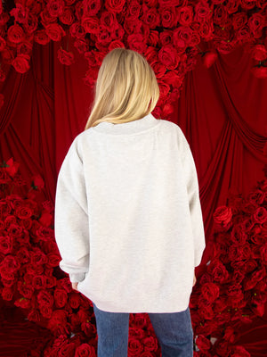 FRIDAY AND SATUR Women's Sweatshirt Friday + Saturday Lover Mock Crew Neck