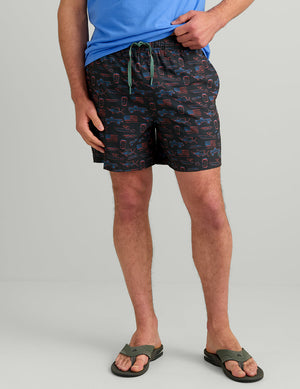 HUK FISHING Men's Shorts Huk KC Pursuit Volley Swim Short