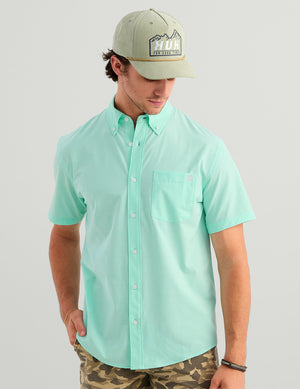 HUK FISHING Men's Sport Shirt CAICOS / S Huk Kona Button-Down H1500154414