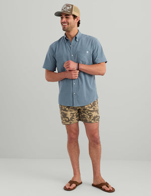 HUK FISHING Men's Sport Shirt Huk Kona Button-Down