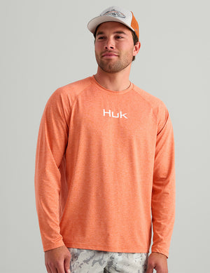 HUK FISHING Men's Tees Huk Airweight Crew