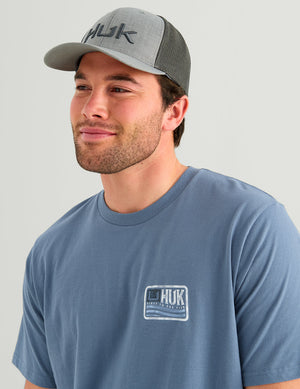 HUK FISHING Men's Tees Huk Born Wave Tee