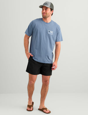 HUK FISHING Men's Tees Huk Born Wave Tee