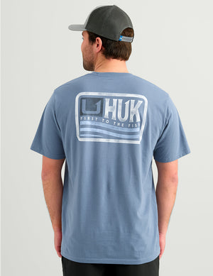 HUK FISHING Men's Tees Huk Born Wave Tee