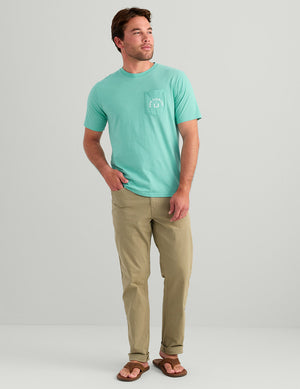 HUK FISHING Men's Tees Huk Fishing Pocket Tee