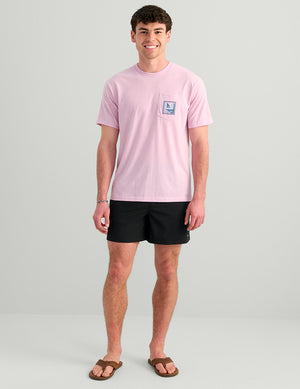 HUK FISHING Men's Tees Huk Rising Huk Pocket Tee