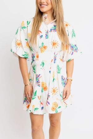 KARLIE CLOTHES Women's Dresses 252 BUBBLE HEM DRESS