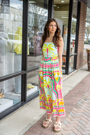 KARLIE CLOTHES Women's Dresses Karlie Palm Beach Bustier Maxi Dress