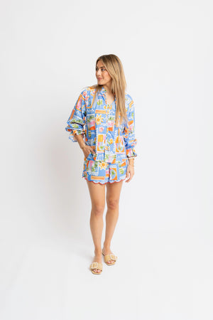 KARLIE CLOTHES Women's Top 222 SANTORINI LS TOP