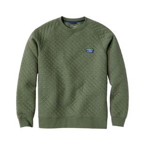 LL Bean 9-Men's Knit Shirts THYME HEATHER / S L.L.Bean Men's Quilted Sweatshirt, Crewneck 51064450378