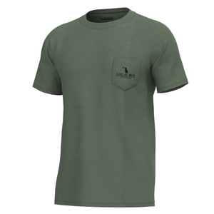 Local Boy Men's Old Signature Short Sleeve Heather Performance Shirt