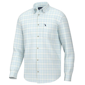 LOCAL BOY OUTFITTERS Men's Sport Shirt MOSS/LIME / S Local Boy Stamps Dress Shirt || David's Clothing L1500042MLB