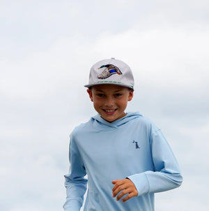 LOCAL BOY OUTFITTERS Youth Hats COOL GREY Local Boy Youth Mr Mallard Low Profile Rope Hat L0500033CGRY