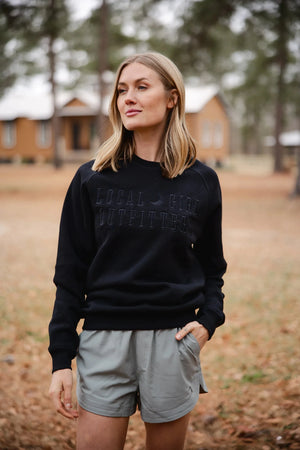 LOCAL GIRL Women's Sweatshirt Local Girl Moon Cotton Crewneck