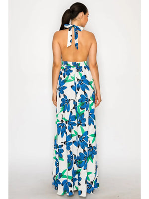 MEET ME IN SANTORINI Women's Dresses Ocean Lily Maxi Dress
