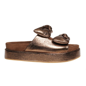 OLEM Women's Shoes BRONZE / 5.5 Mind-1 Bow Sandal 22147206
