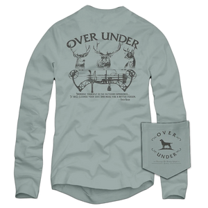OVER UNDER CLOTHING Men's Tees Over Under L/S Immerse Yourself T-Shirt Bay