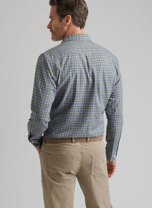 PETER MILLAR Men's Sport Shirt Peter Millar Bar Harbor Performance Flannel Sport Shirt