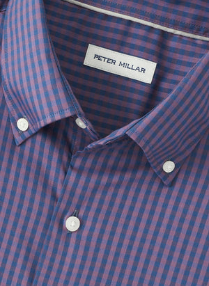 PETER MILLAR Men's Sport Shirt Peter Millar Conway Crown Lite Cotton-Stretch Sport Shirt