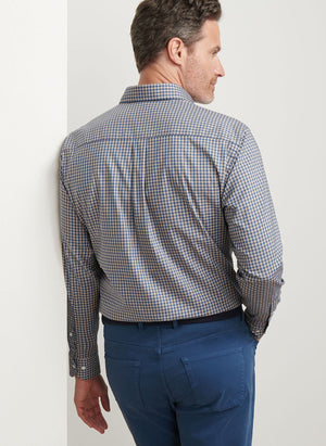 PETER MILLAR Men's Sport Shirt Peter Millar Conway Crown Lite Cotton-Stretch Sport Shirt