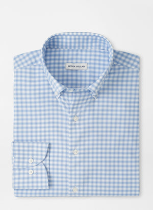 PETER MILLAR Men's Sport Shirt Peter Millar Lewis Performance Twill Sport Shirt