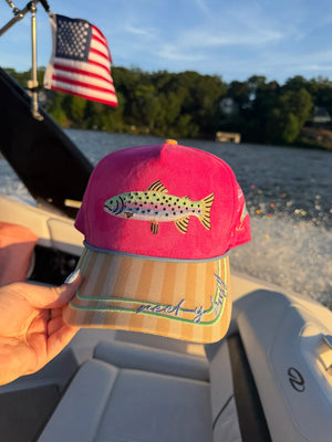 POPPY & PINE Women's Hat MAGENTA / - Poppy + Pine Reel-y Busy Hat REEL-YBUSY