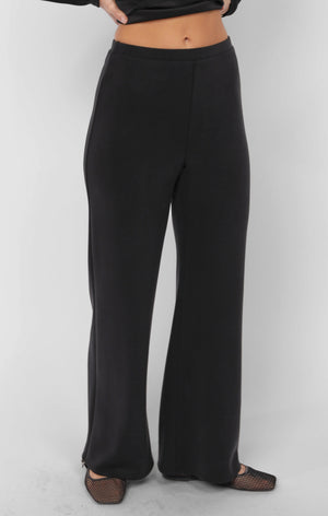 SADIE AND SAGE Women's Pants Sadie And Sage Hustle Knit Wide Leg Pants