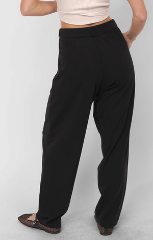 SADIE AND SAGE Women's Pants Sadie and Sage Think Poetic Front Seam Tapered Trousers
