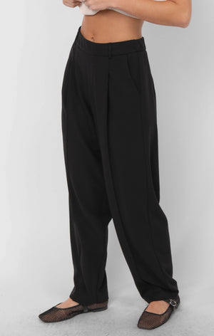 SADIE AND SAGE Women's Pants Sadie and Sage Think Poetic Front Seam Tapered Trousers