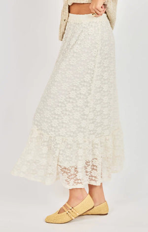 SADIE AND SAGE Women's Skirts Sadie and Sage Letters Midi Skirt