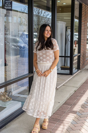 SADIE AND SAGE Women's Skirts Sadie and Sage Letters Midi Skirt