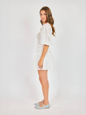 SADIE AND SAGE Women's Top Bloomfield Smocked Top
